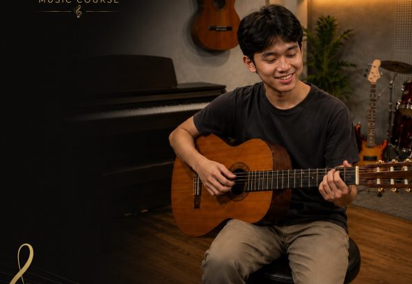 Siswa belajar gitar di Zianturi Music Course Jogja Siswa belajar gitar di Zianturi Music Course Jogja