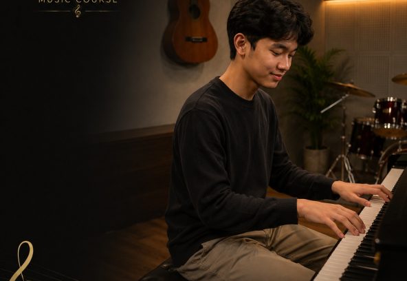 Siswa belajar piano di Zianturi Music Course Jogja Siswa belajar piano di Zianturi Music Course Jogja