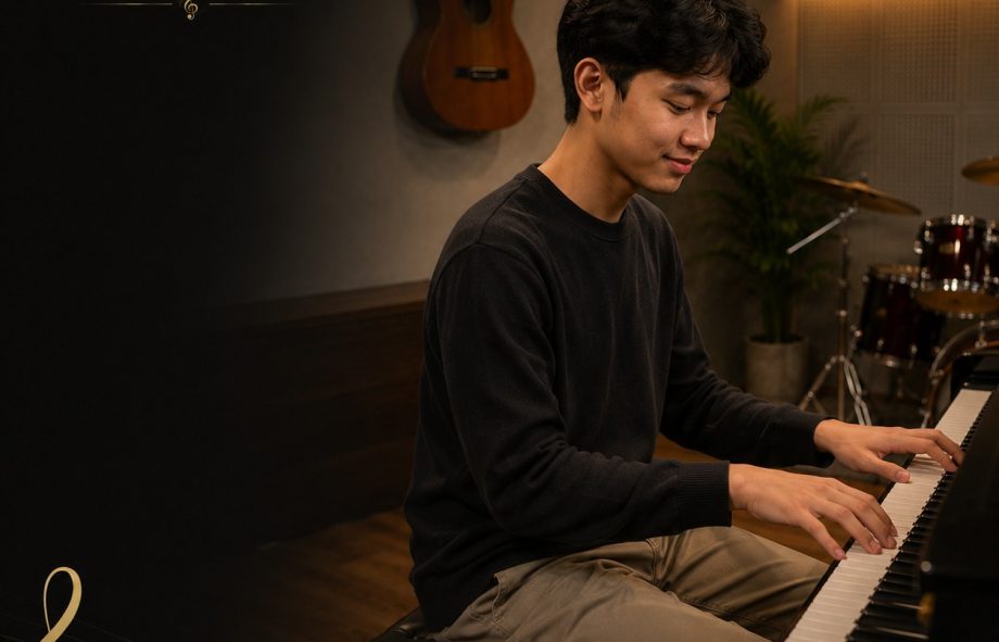 Siswa belajar piano di Zianturi Music Course Jogja